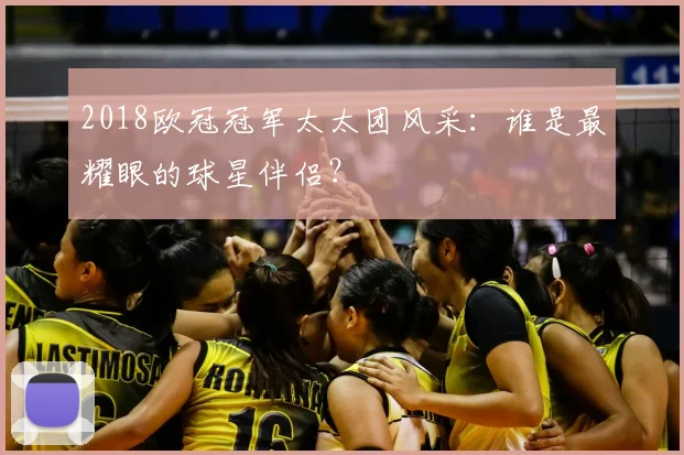 2018欧冠冠军太太团风采：谁是最耀眼的球星伴侣？
